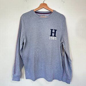 Tommy Hilfiger - Crewneck Long-sleeve - Large - Grey, black, Red, white, blue